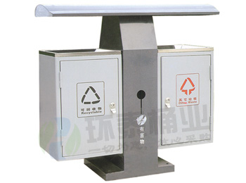 米色分類鋼制戶外垃圾桶HT-GZ4100,鋼板,垃圾桶,歡迎,使用,ueditor,